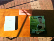 资料宣传区一角