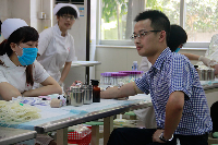 广东分公司同事进行献血