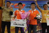 周勇获得汽车组全场第四，汽油组第二的佳绩