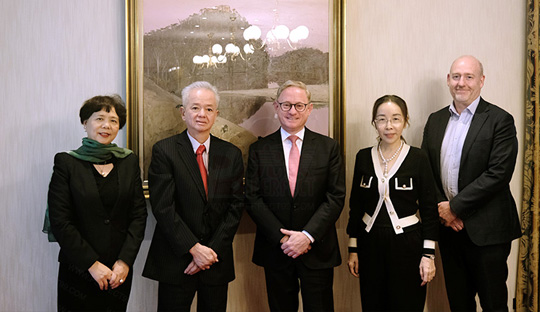  澳大利亚旅游业界高层在悉尼会见古润金董事长